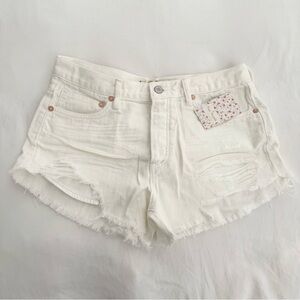 Free People Loving Good Vibrations Cutoffs